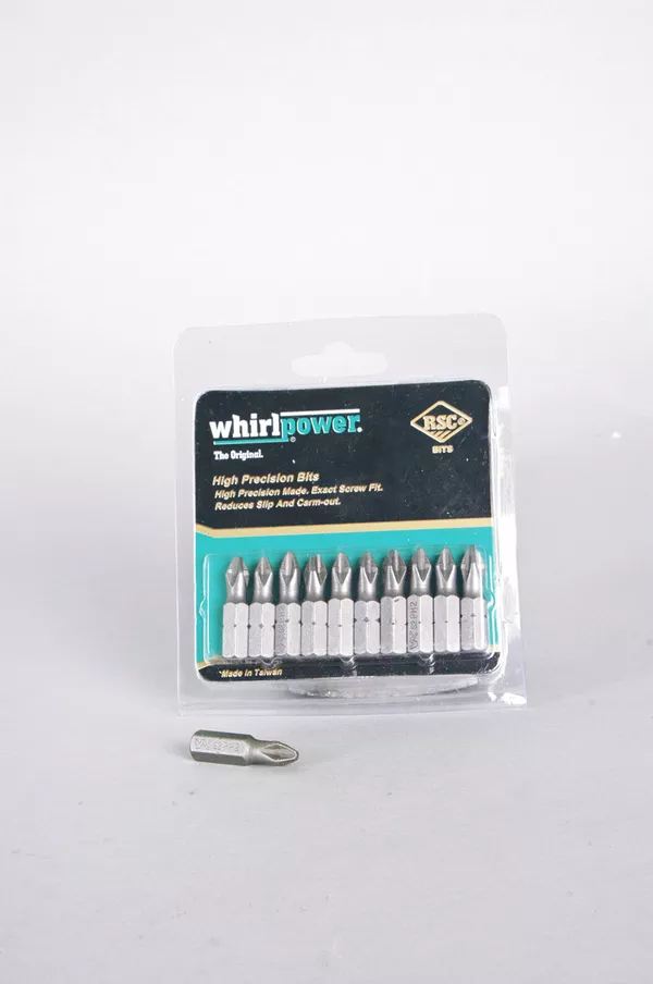 Биты для шуруповерта Whirlpower PH2 25 mm (10 шт в упаковке ), цена 30