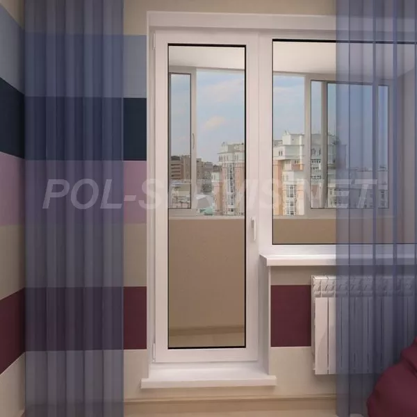 Окно металлопластиковое Steko 2