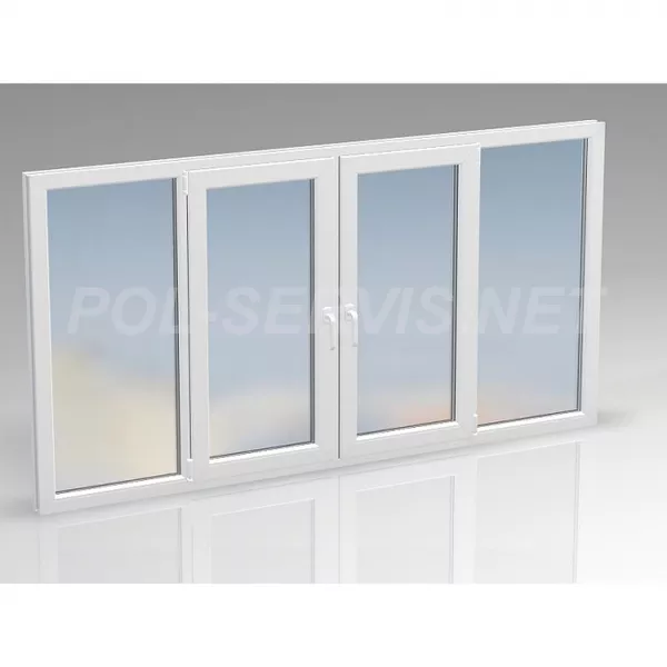 Окно металлопластиковое Steko 4