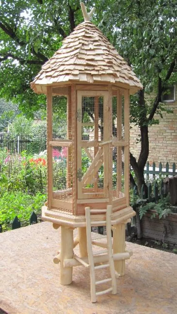 Клетка для белочки. Домик – дупло для белочки. Кормушка для белочки.