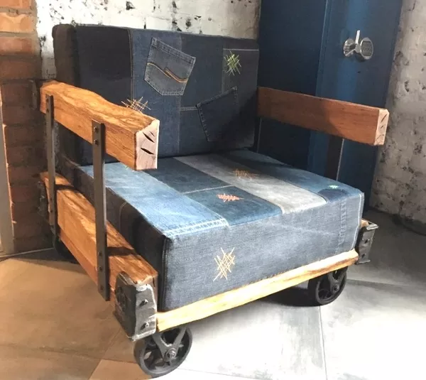 кресло в стиле лофт