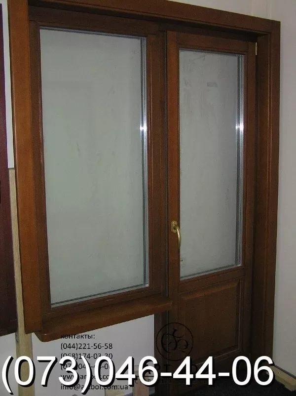 ДЕРЕВЯННЫЕ ОКНА НА ЗАКАЗ КИЕВ 3