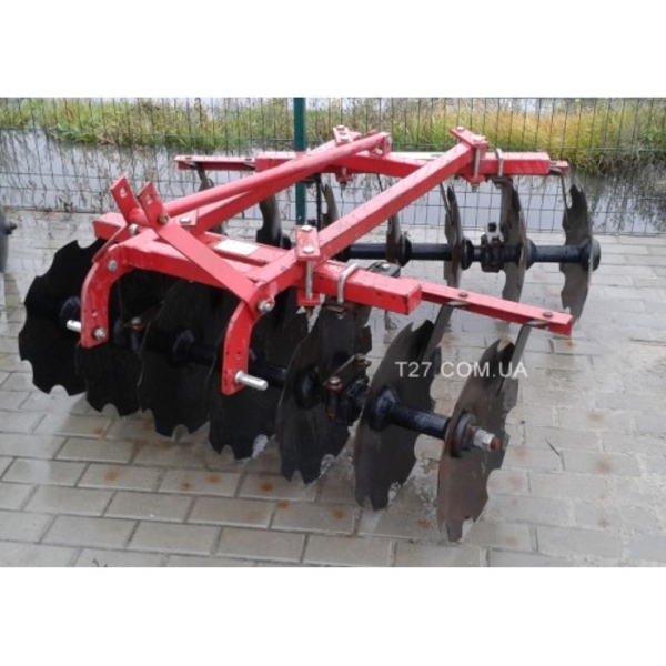 Борона 14-ти дисковая двухсекционная 1, 3 м (Китай) 4