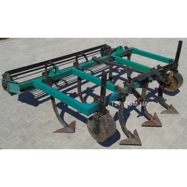 Культиватор сплошной обработки 1, 6 (2.1) м с рабочими лапами и катком