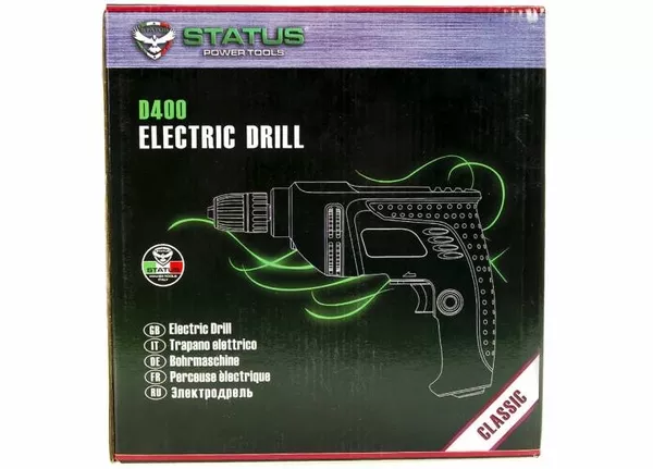 M17-270350,  Электродрель D 400,  универсальное,  зеленый-серый 3