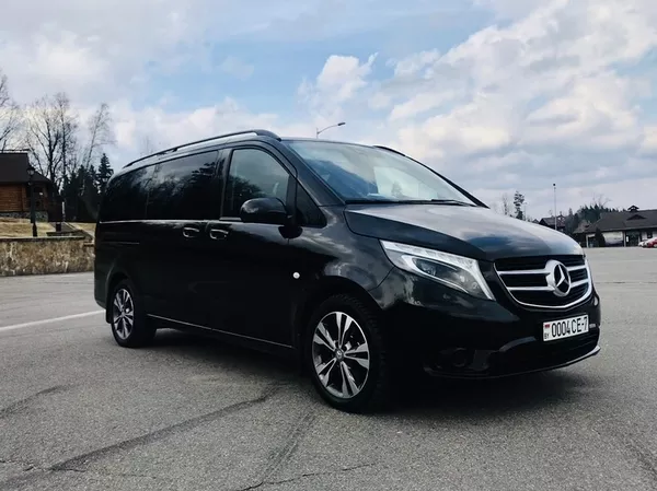 Аренда микроавтобуса в Минске с водителем. Mercedes V-classe 2016г 3
