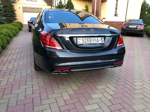 Аренда авто с водителем в Минске. Mercedes W222 S500 Long 3