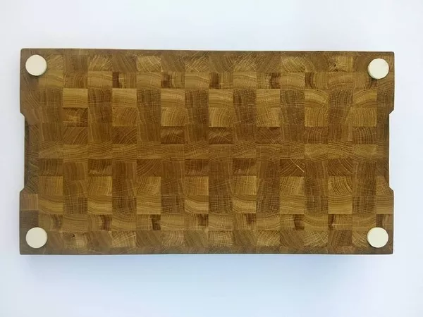 Торцевая дубовая доска с зажимом для чистки рыбы Fish Grinder 3