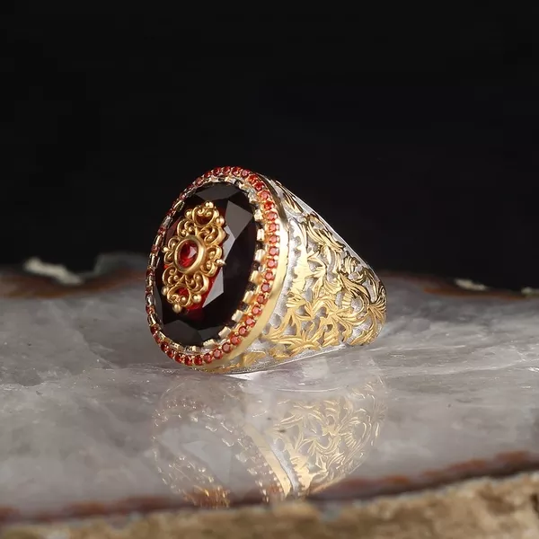 Авторское серебряное кольцо,  перстень,  печатка ручной работы 925 пробы 5