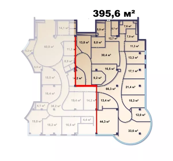 Продажа офиса 395 м2 в БЦ Tsarsky (Царский) Печерск 5