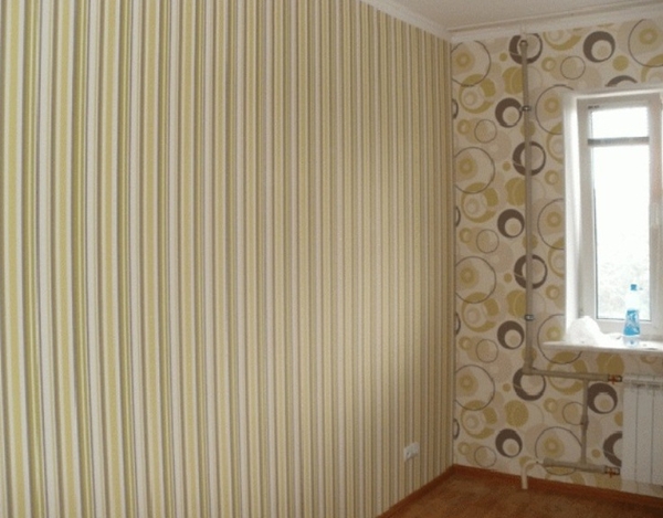 Поклейка обоев в Киеве 