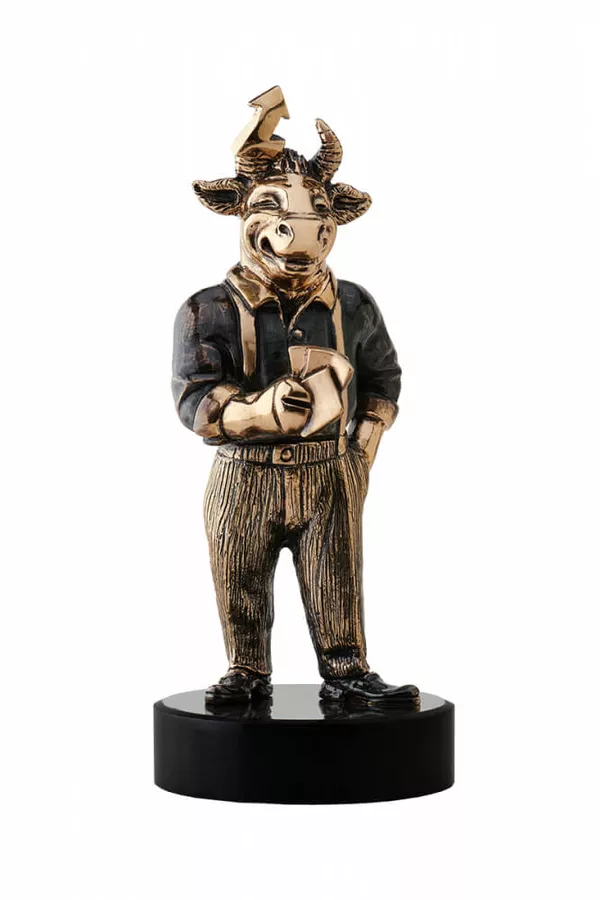 Бронзовая статуэтка Бык