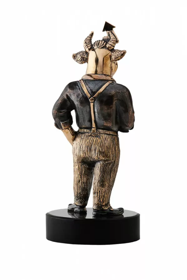 Бронзовая статуэтка Бык 2