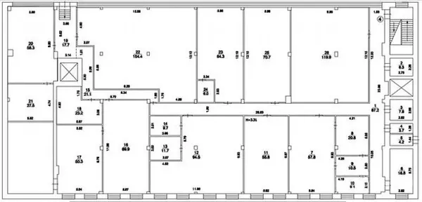 Продажа нежилого помещения на 1 эт. 1200 кв.м, ст.м. Васильковская 6