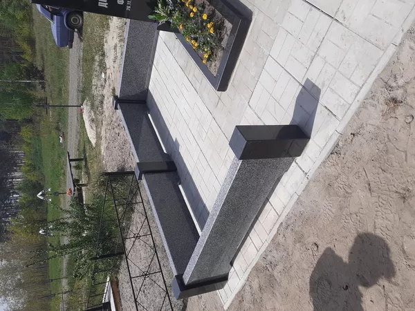 Монтаж гранітного пам'ятника  3
