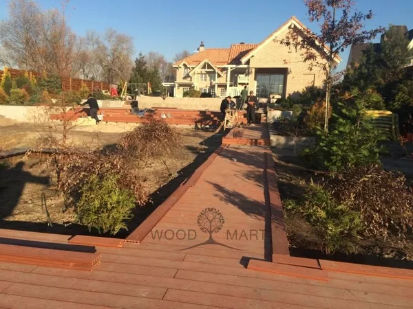 Изготовление и установка террас, фасадов из террасной доски 2