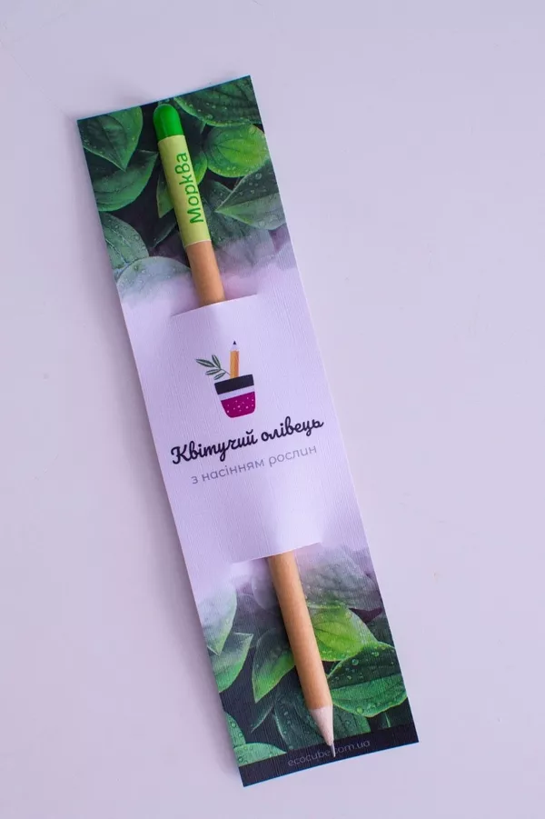 Растущий карандаш, живые карандаши, живая канцелярия от производителя тм Квітучий олівець 3