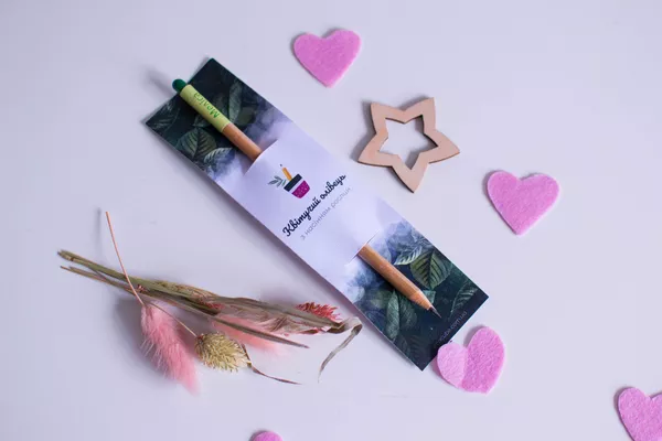 Растущий карандаш, живые карандаши, живая канцелярия от производителя тм Квітучий олівець 5