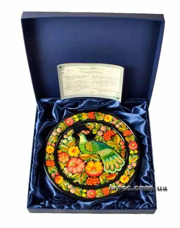 Тарелка на подарок Соловушка