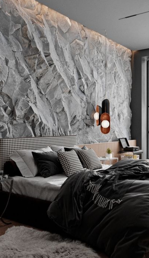 #арт_бетон #скала #дизайн #имитация фактур камня 4