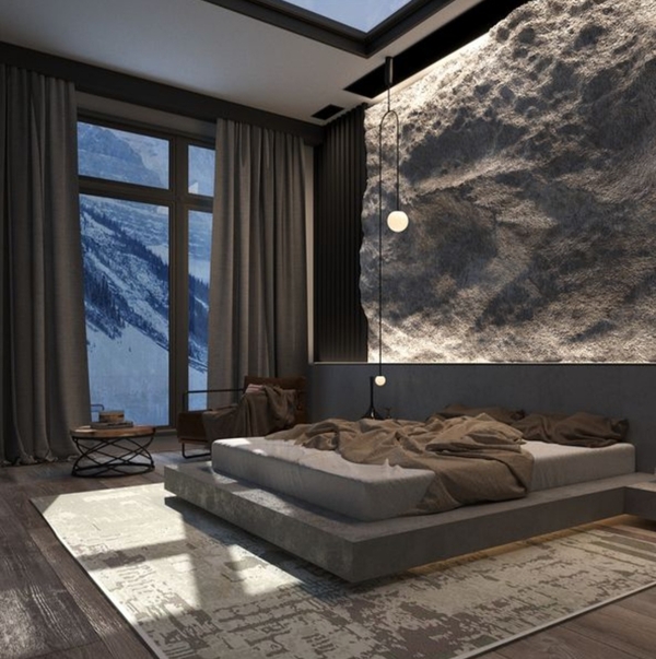 #арт_бетон #скала #дизайн #имитация фактур камня 6