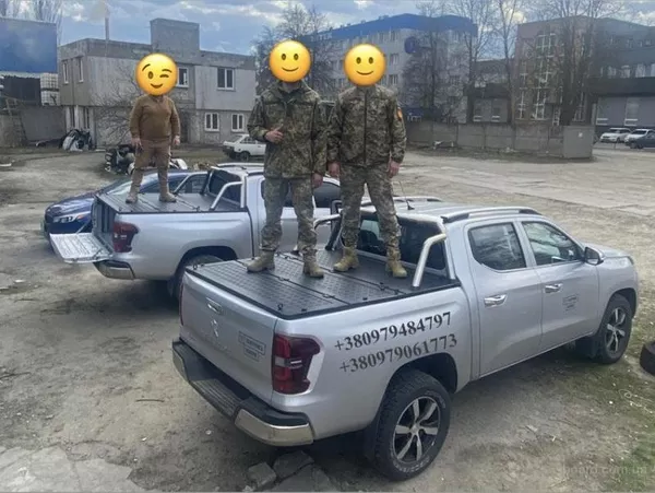 Силова алюмінієва кришка кузова для пікапа Peugeot Landtrek/Пежо Ландтрек 7