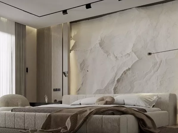 Скала в интерьере,  формирование водопадов,  отделка каминов 5