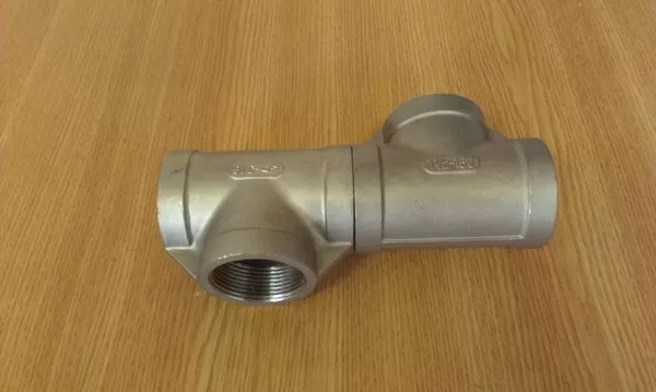 Тpoйник peзьбовой нepжавeющий Ду 15 АISI 304, ТRiNОХ 4