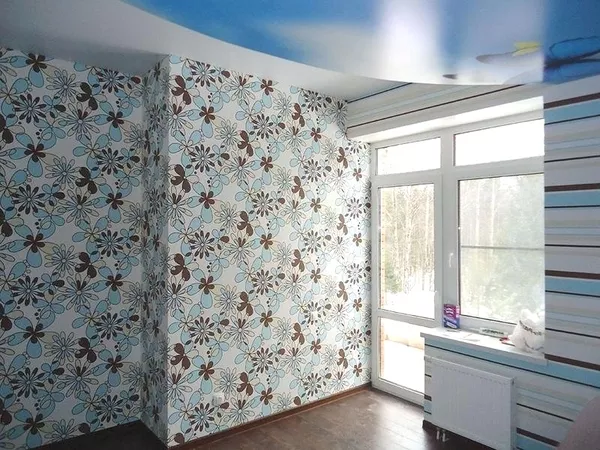 Поклейка обоев качественно Киев