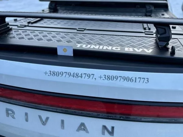Силова кришка для кузова пікапа Rivian R1T – захист, стиль 7