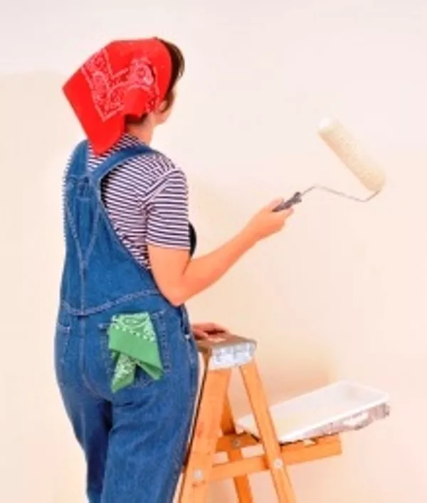 Покраска стен Поклейка обоев