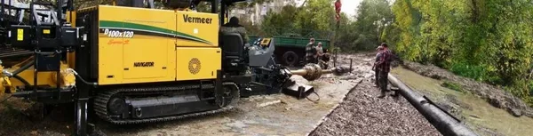 Прокол под дорогой горизонтальным бурением ГНБ