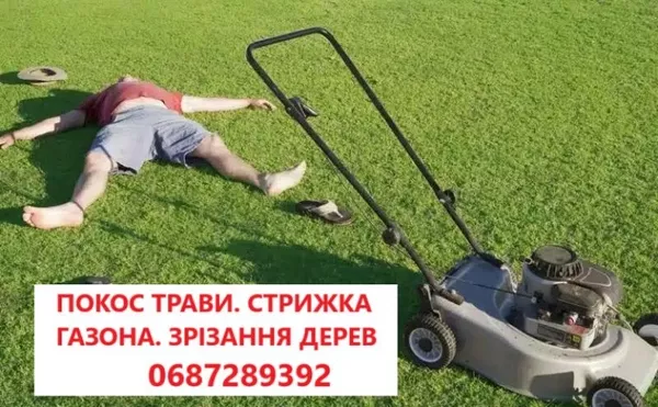 Покіс трави: Київ,  Київська область та Біла Церква. Швидко,  якісно,  доступно!