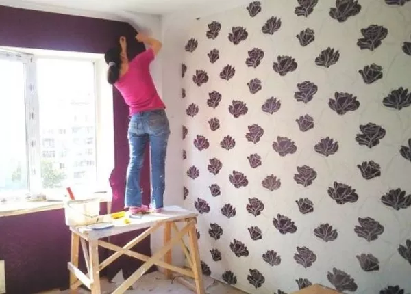 Поклейка обоев Академгородок Святошин Борщаговка