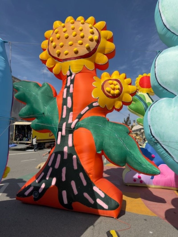 Декорации улиц надувные для оформления сцены,  рекламы 2