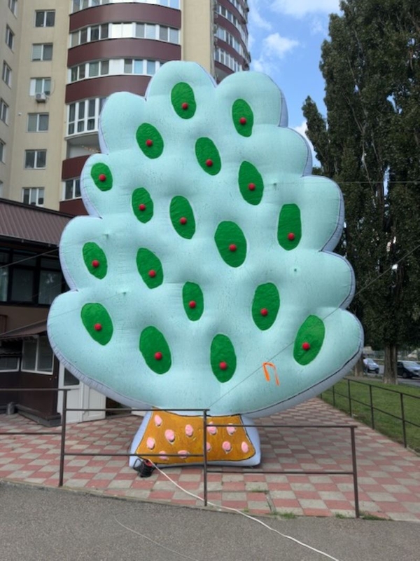 Декорации улиц надувные для оформления сцены,  рекламы 7