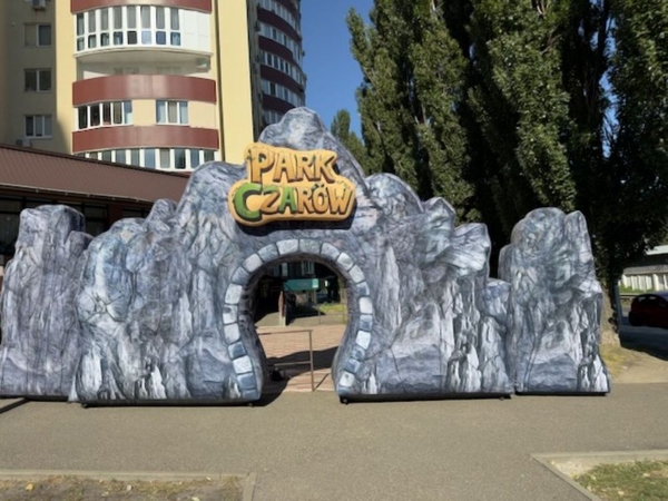 Декорации улиц надувные для оформления сцены,  рекламы 8