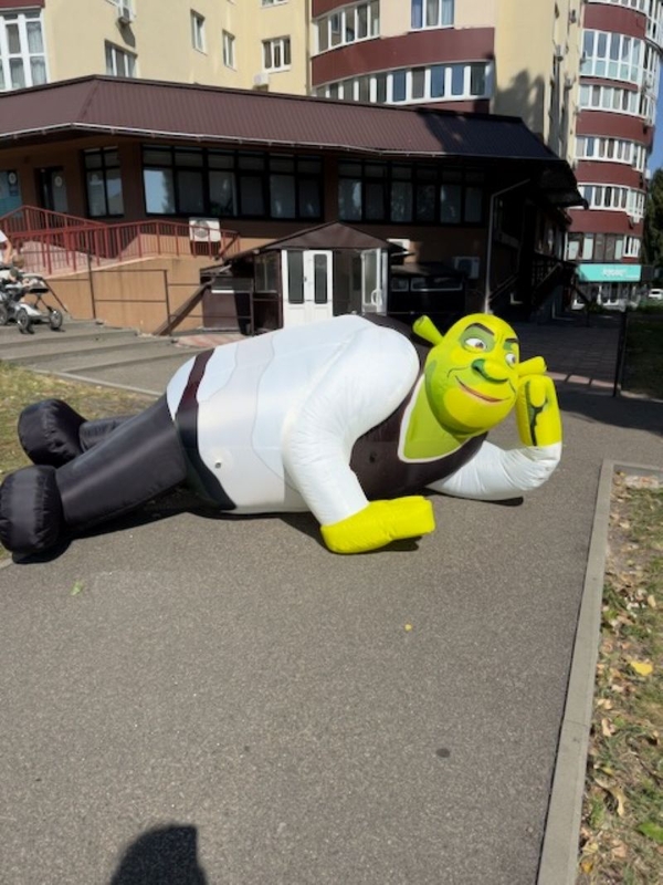 Декорации улиц надувные для оформления сцены,  рекламы 9