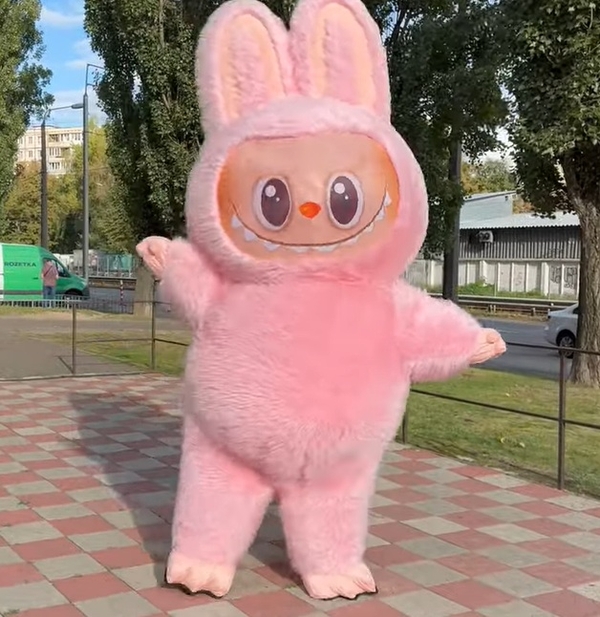 Костюм аниматору Лабуба для развлечения детей,  взрослых