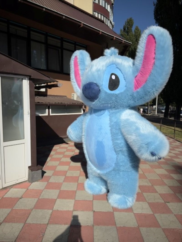 Костюм Стич надувной аниматору 250 см детские праздники,  корпоративы 2