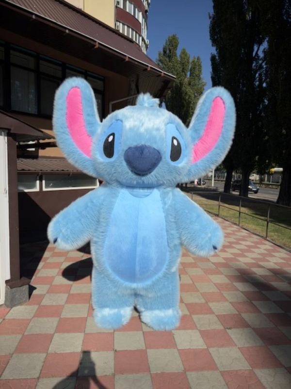 Костюм Стич надувной аниматору 250 см детские праздники,  корпоративы 3