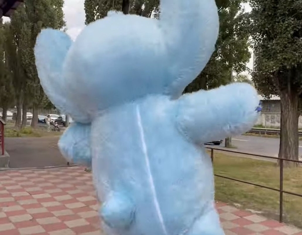 Костюм Стич надувной аниматору 250 см детские праздники,  корпоративы 5