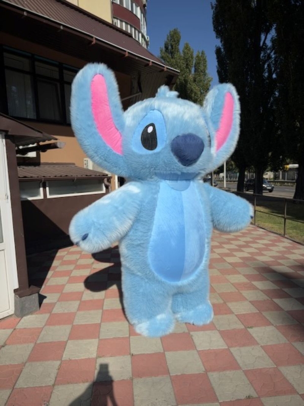 Костюм Стич надувной аниматору 250 см детские праздники,  корпоративы 6