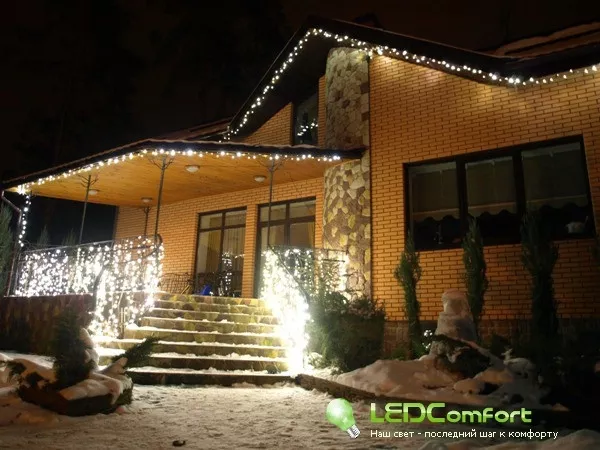 Новорічна ілюмінація, прикрасити гірляндами! 2