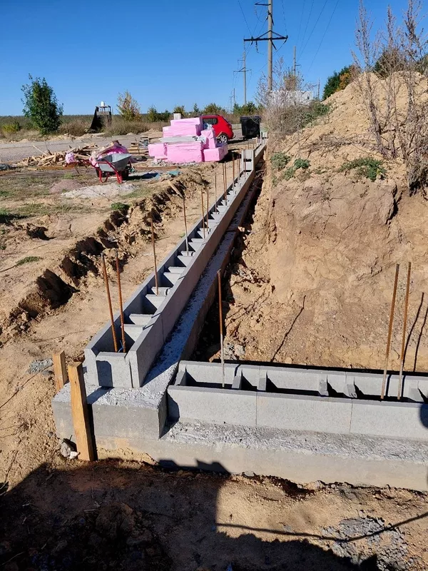 Бетонні роботи: фундаменти,  стяжка,  моноліт 2