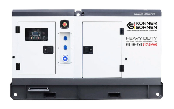 Генератор на дизелі Konner&Sohnen KS 18-1YE з безкоштовною доставкою