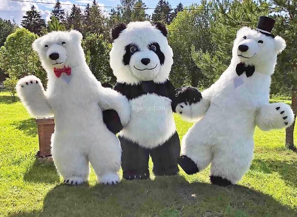 Надувний костюм «Білий Ведмідь» від виробника. 2