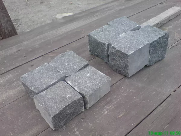 Брусчатка гранитная из гранита,   габбро,  лабрадорита 8