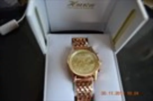 продам мужские золотые часы хронограф с золотым браслетом 