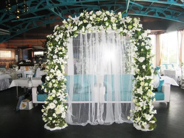 Цветочное оформление свадеб,  букет невесты